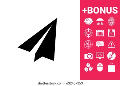 Paper airplane icon