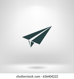 Paper airplane icon