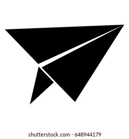 Paper airplane icon .