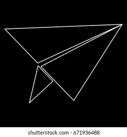 Paper airplane   icon .