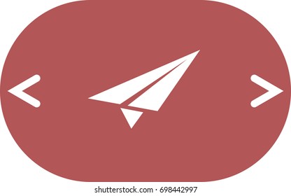 Paper airplane icon