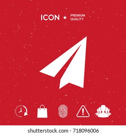 Paper airplane icon