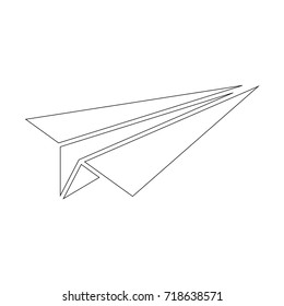 Paper airplane icon