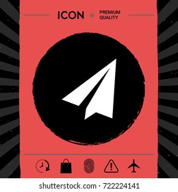 Paper airplane icon