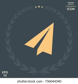 Paper airplane icon