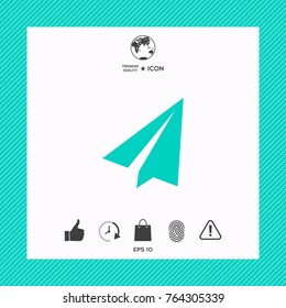 Paper airplane icon