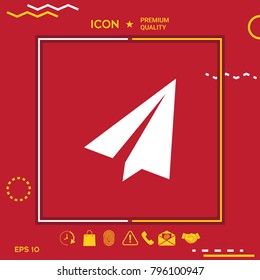 Paper airplane icon