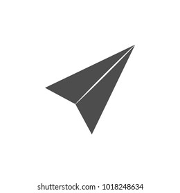 paper airplane icon. Elements of web icon. Premium quality graphic design icon. Signs and symbols collection icon for websites, web design, mobile app on white background