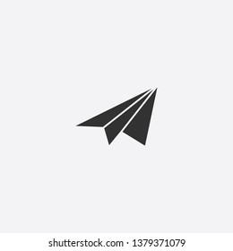 paper airplane icon illustration isolated vector sign symbol