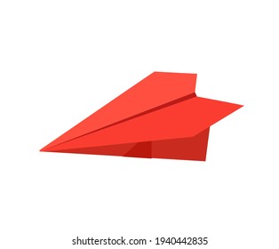Paper airplane icon image. Vector illustration on white background.