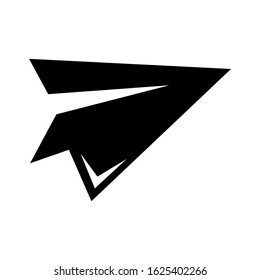 paper airplane icon or logo isolated sign symbol vector illustration - high quality black style vector icons
