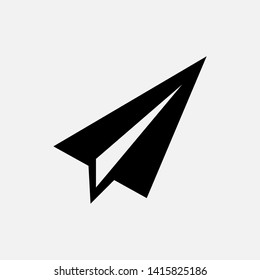 Paper airplane icon. Paper airplane symbol
