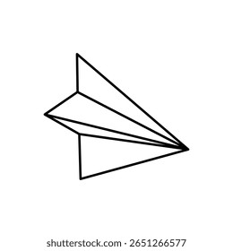 paper airplane icon in various positions