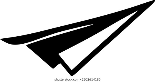 paper airplane icon vector symbol design illustration