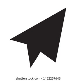Paper airplane on white background