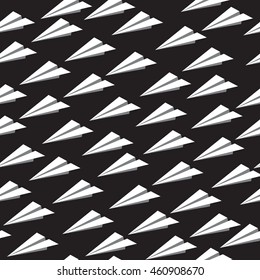 paper airplane pattern