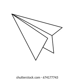 paper airplane school success knowledge strategy icon