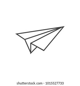 Paper Airplane Vector Stock Vector (Royalty Free) 1015527733 | Shutterstock