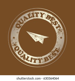 Paper airplane, vector