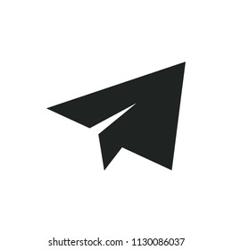 paper airplane vector icon