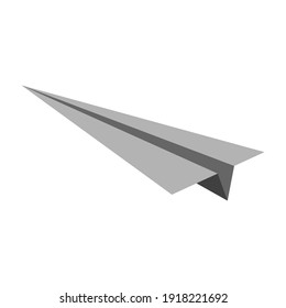 Icono de esbozo del vector del avión de papel aislado en el fondo. Icono de avión de papel dibujado a mano. Icono de esbozo de avión de papel para infografía, sitio web o aplicación.