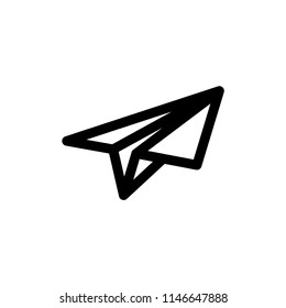 Paper airplane vector templates