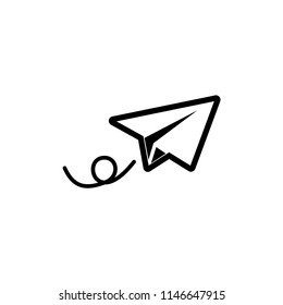 Paper airplane vector templates