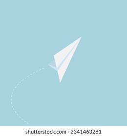 Paper airplanes designs Think differently, leadership, trends, creative solution and unique way concept. Be different.
