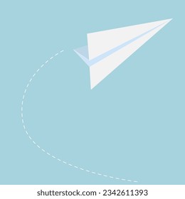 Paper airplanes designs Think differently, leadership, trends, creative solution and unique way concept. Be different.