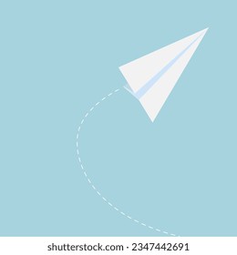 Paper airplanes designs Think differently, leadership, trends, creative solution and unique way concept. Be different.