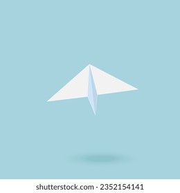 Paper airplanes designs Think differently, leadership, trends, creative solution and unique way concept. Be different.