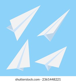 Paper airplanes designs Think differently, leadership, trends, creative solution and unique way concept. Be different.