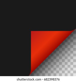 Paper angle. Vector illustration