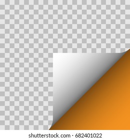 Paper angle. Vector illustration