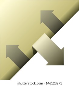 paper with arrow