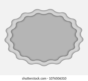 Paper art 3D abstract background with origami shapes. paper waves, layers texture. Geometric layout. Elements design. Vector illustration eps 10 for presentation frame theme new products, photo