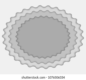 Paper art 3D abstract background with origami shapes. paper waves, layers texture. Geometric layout. Elements design. Vector illustration eps 10 for presentation frame theme new products, photo