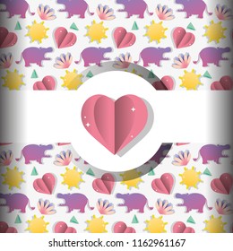Paper art background