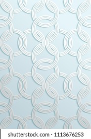 paper art geometric pattern background, vector illustration.