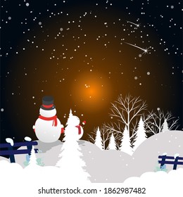 Paper art of Gift box dropping from Santa Claus, merry Christmas and happy new year celebration concept, vector art and illustration.