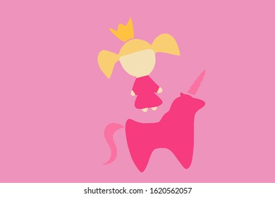 paper art of a unicorn