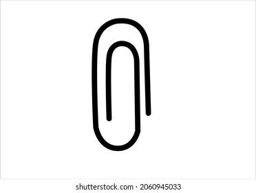 paper attachment shape vector design 