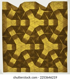 Paper background, beautiful isometric graphics