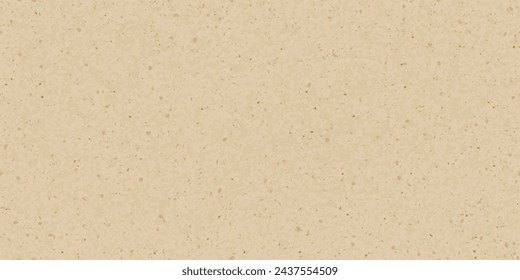 Paper background. Craft brown rice cardboard pattern. Kraft vector paper. Old beige recycle card carton. Rough material texture. Craft grunge cardboard sheet. Vintage kraft carton scrapbook pattern