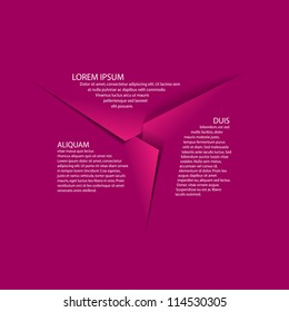 paper background / paper cut / vector