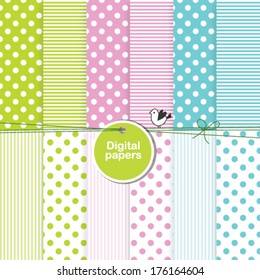 Paper background, digital paper for scrapbook, cards, invitations Backdrop texture