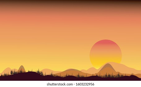 Paper background for greeting in various festivals, sunrise themes