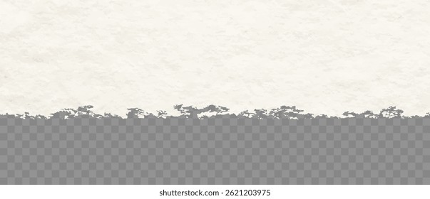 Textura de fondo de papel. Chatarra de papel sobre fondo transparente. Efecto granulado ruidoso. Fondo crudo