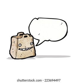 Paper Bag Cartoon Character: เวกเตอร์สต็อก (ปลอดค่าลิขสิทธิ์) 223694497