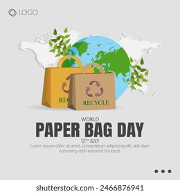Paper Bag Day celebrates the invention and significance of paper bags as an eco-friendly alternative to plastic.